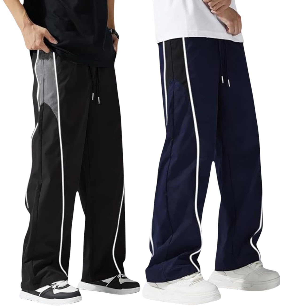 Track Pant for Men | Baggy Combo Track Pant | Loose Fit Wide Leg Track Pant | Lightweight Pant-picture-16