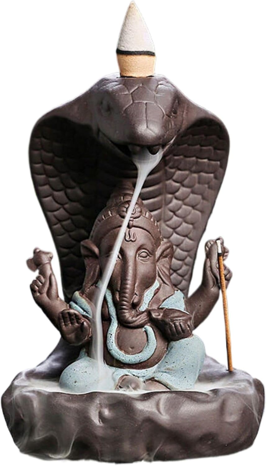 创意倒流香炉 Incense Holder,茶宠线香插香座高山流水香炉 Incense Sticks Holder,Yoga,Meditation Incense Burner Ceramic Incense Holder 陶瓷摆件-12053