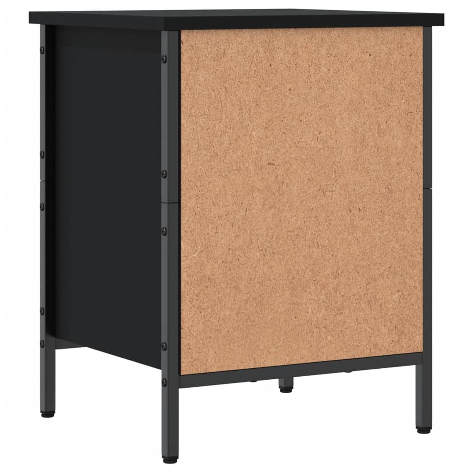 Rantry Scarpiera Nera 38x35x50 cm in Legno Multistrato, Scaffale Portascarpe Organizzatore per Scarpe Salvaspazio Stoccaggio Salva Spazio per Corridoio per Soggiorno Ufficio