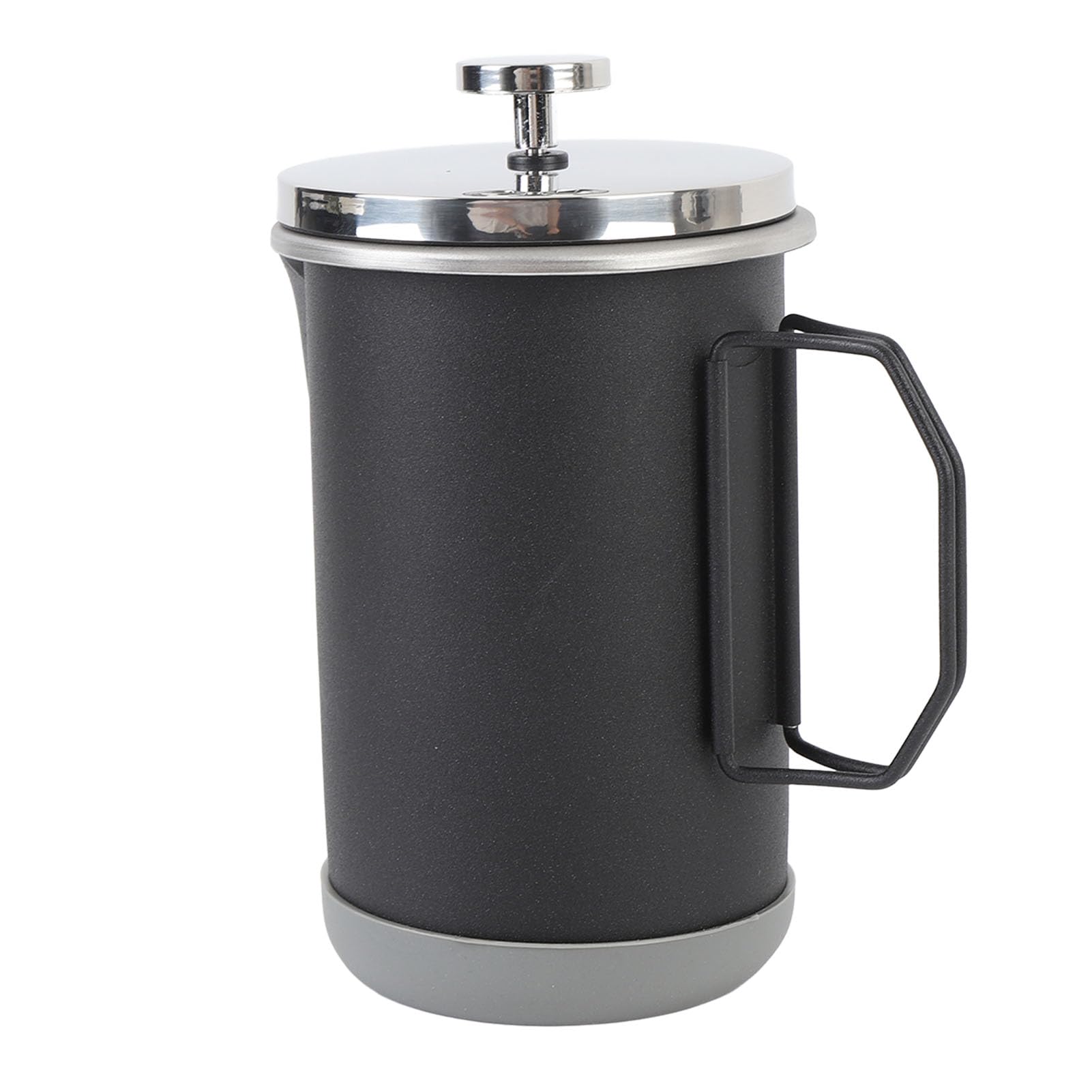 aqxreight de Prensa Francesa Coffee Press French Press Acero Inoxidable PRESIÓN French Portable 1000ml con Tecnología Avanzada de Presión de Filtro para la Oficina de Viajes para Acampar (BLACK)