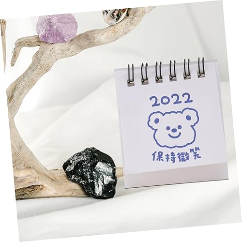 Miniatura 5 de Ciieeo Calendario de encuadernación de alambre 2022, calendario de escritorio 2022, calentador de escritorio, calendario de oficina, calendario de