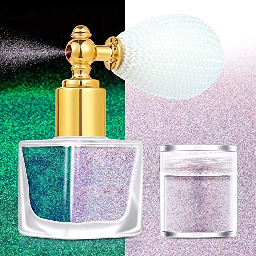 Flymind Body Glitter Spray, Glitter Spray For Hair And Body, Shimmer Highlighter Powder Makeup Spray For Body Face Hair Clothes Nail Art Craft Design #TOP3