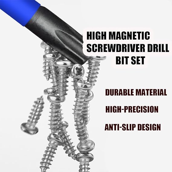 Magnetic Nut Driver Set - 46/80-Piece Magnetic Impact Nut Driver Set for Impact Drill, for Socket Adapters,Bit Holder,Wing Nuts Drivers,Universal Sockets,Quick Release Extension (46PCS)