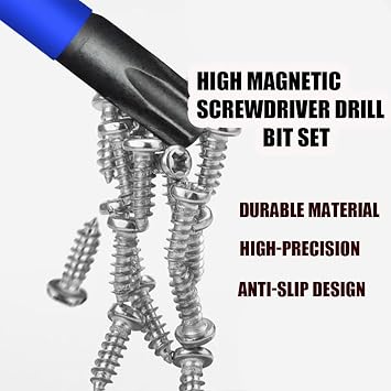 Magnetic Nut Driver Set - 46/80-Piece Magnetic Impact Nut Driver Set for Impact Drill, for Socket Adapters,Bit Holder,Wing Nuts Drivers,Universal Sockets,Quick Release Extension (46PCS)