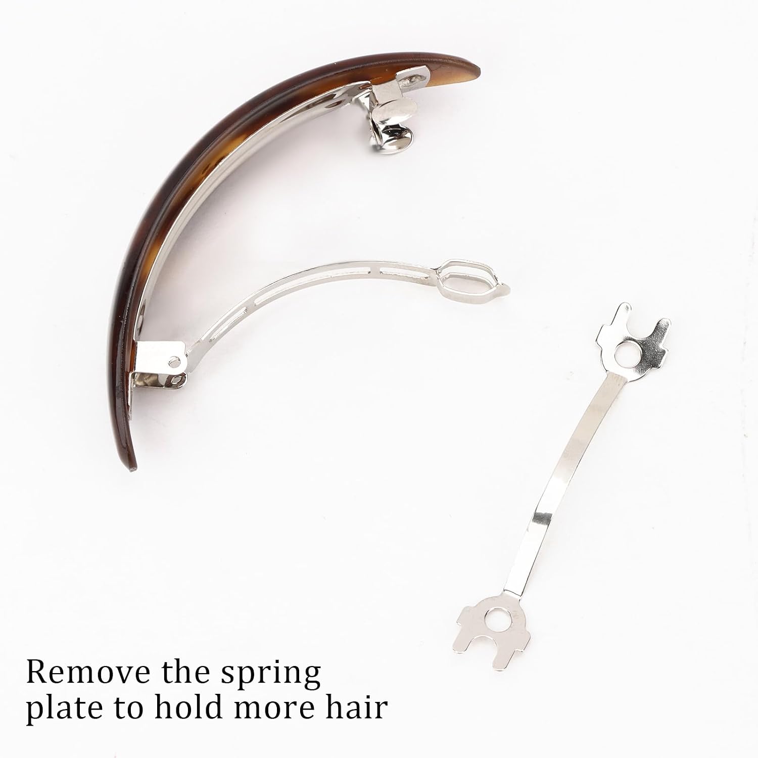 Hair Barrettes Clips for Women French Oval Tortoise Shell Large Hair Barrettes Clips Accessories for Women Thin Thick Hair 6 Pcs image 4