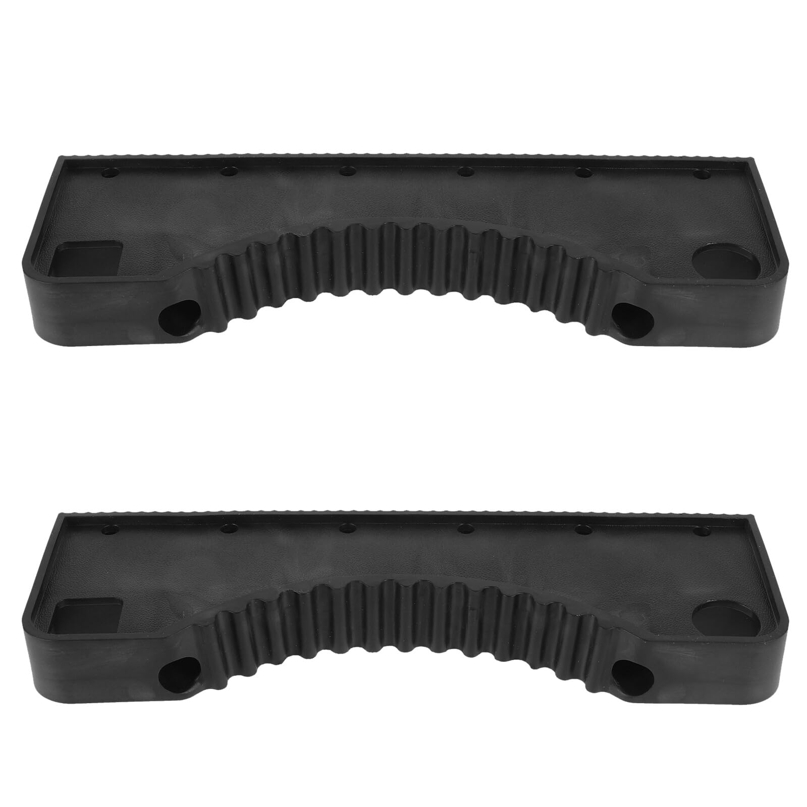 Protectores Antideslizantes para Escaleras cópicas Aluminio Fundas Negras para Peldaños 2 Piezas Accesorios Seguridad para Escaleras Literas y Camas Altas
