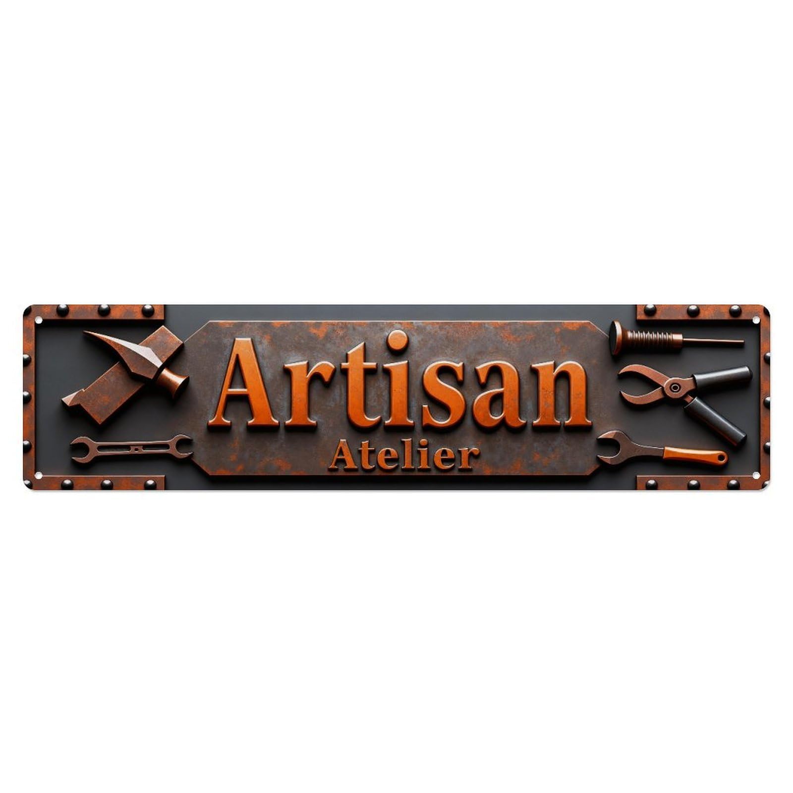 Artisan Tools Rustic Metal Sign Metal Tin Sign Plaque
