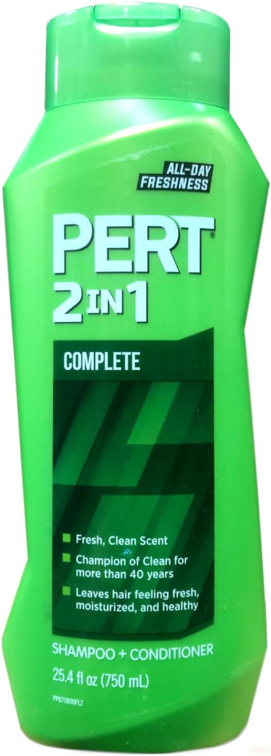 Plus 2in1 Shampoo + Conditioner, Medium, for Normal Hair, 25.4 Ounce Bottles (Pack of 4)