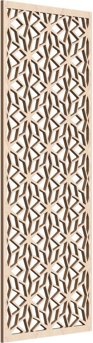 Lake Decorative Fretwork Wood Wall Panels, Birch