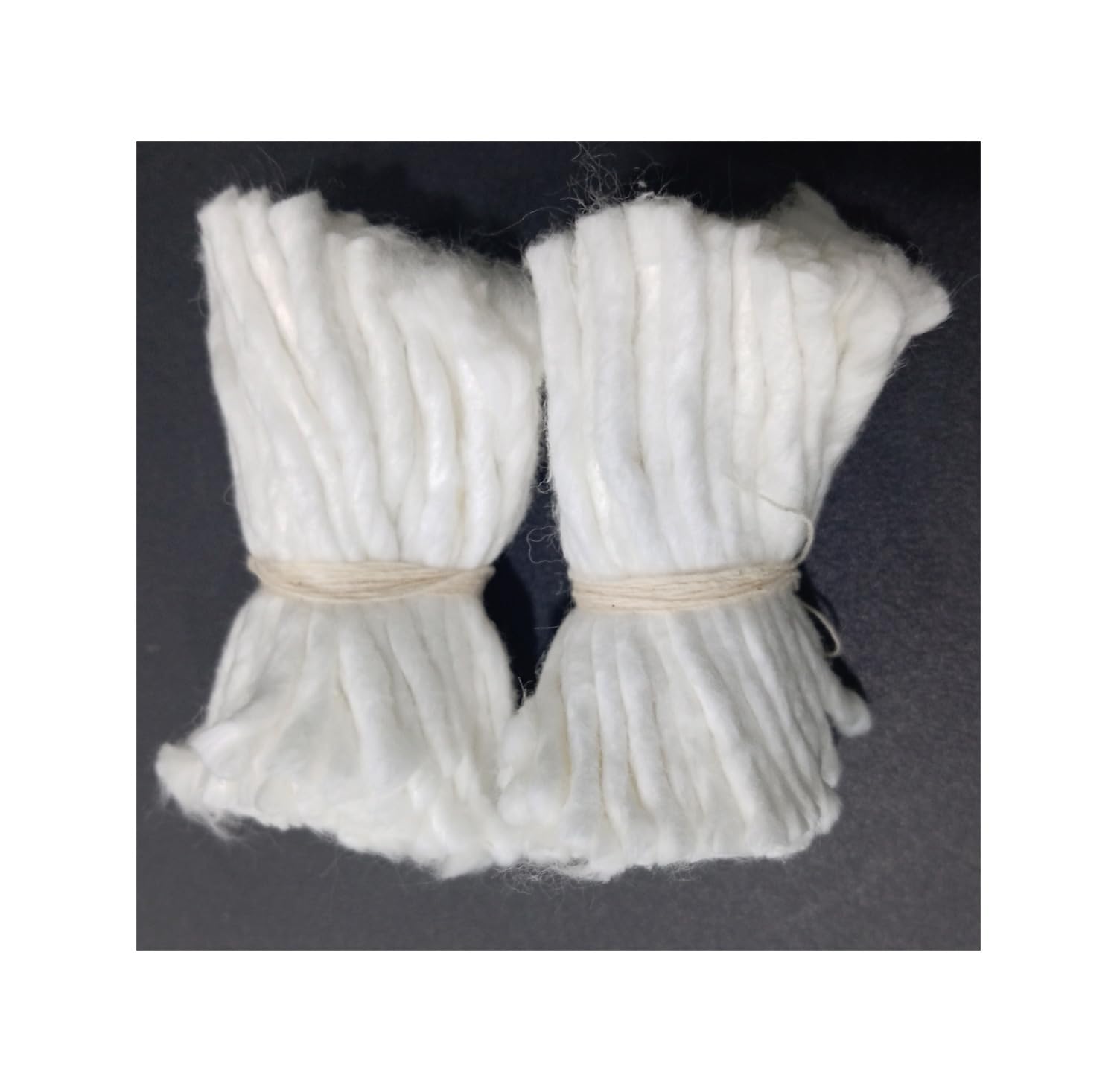 Yuktha White Eternals Pack Of 200 Pieces Long Cotton Wicks | Diya Batti For Pooja | Colour