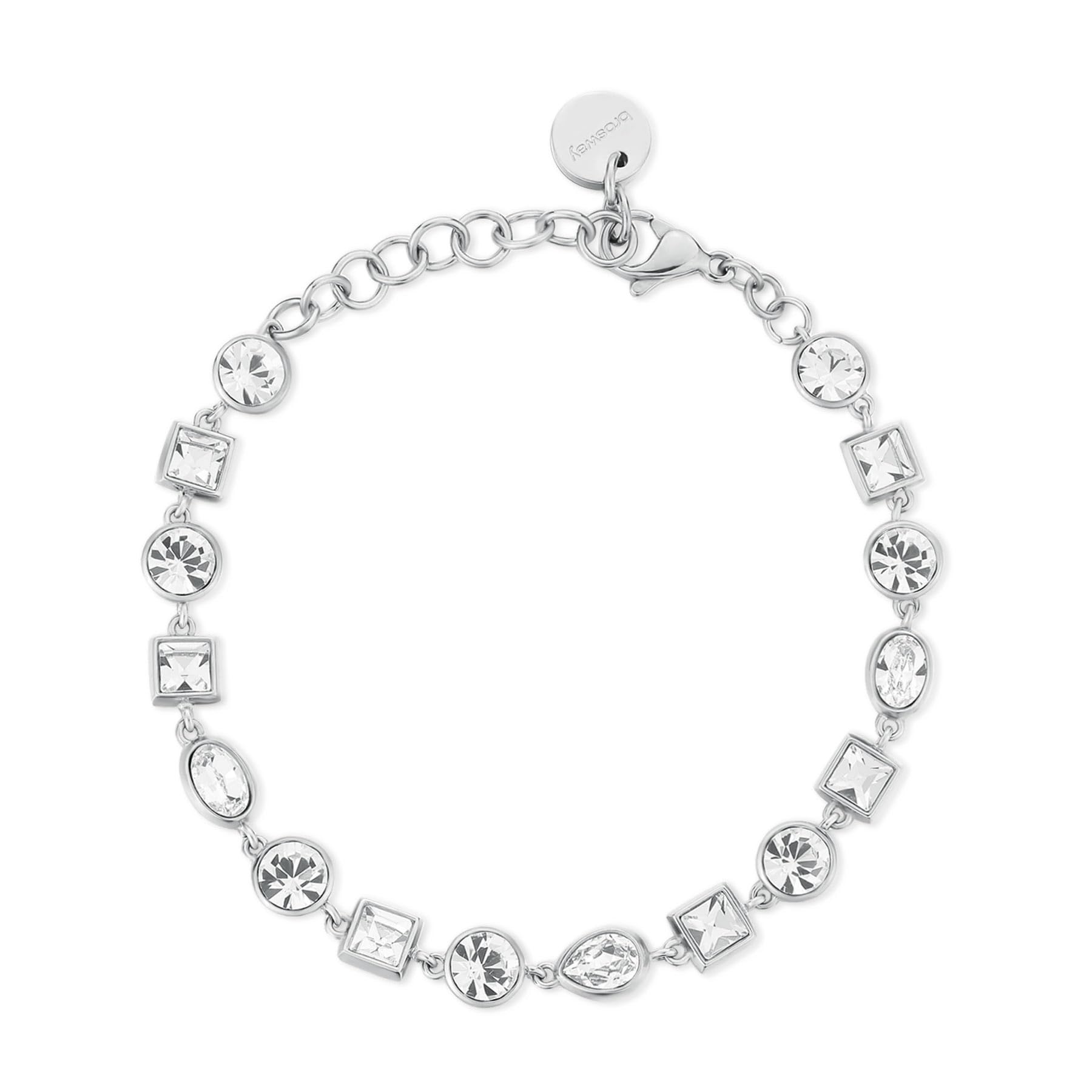 Brosway Bracciale Donna in Acciaio | Bracciale Con Cristalli | Collezione Symphonia - BYM168