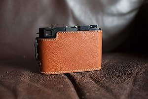 Amazon | Funper Leica CL フィルムカメラ 専用 ブルタイプ 本革