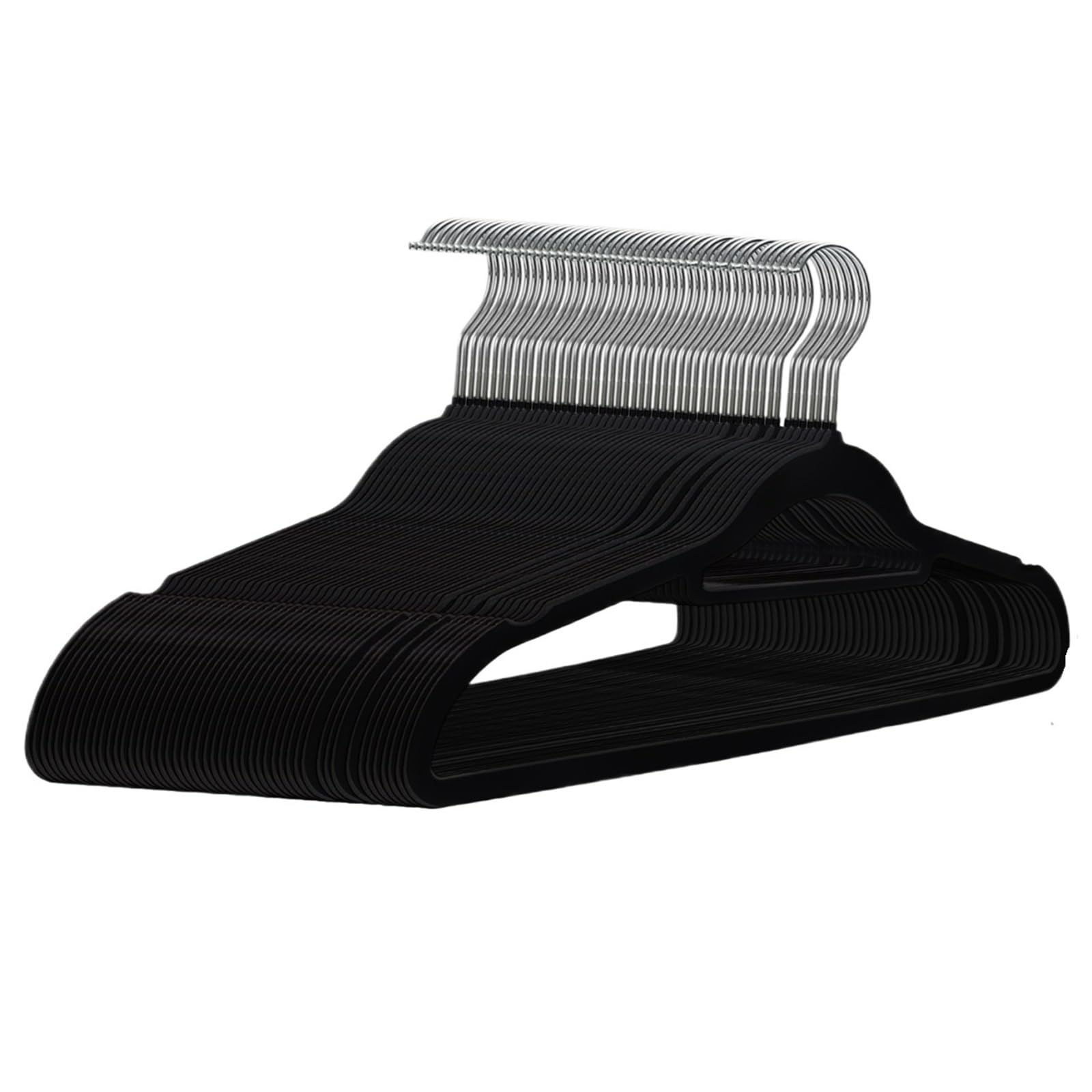 Clothes Hangers Hanger Heavy Duty Non-Slip Velvet Clothes Hangers Pant Storage Rack Drying For Coat Blazers Formal Wear Closet Organizer(30PCS)