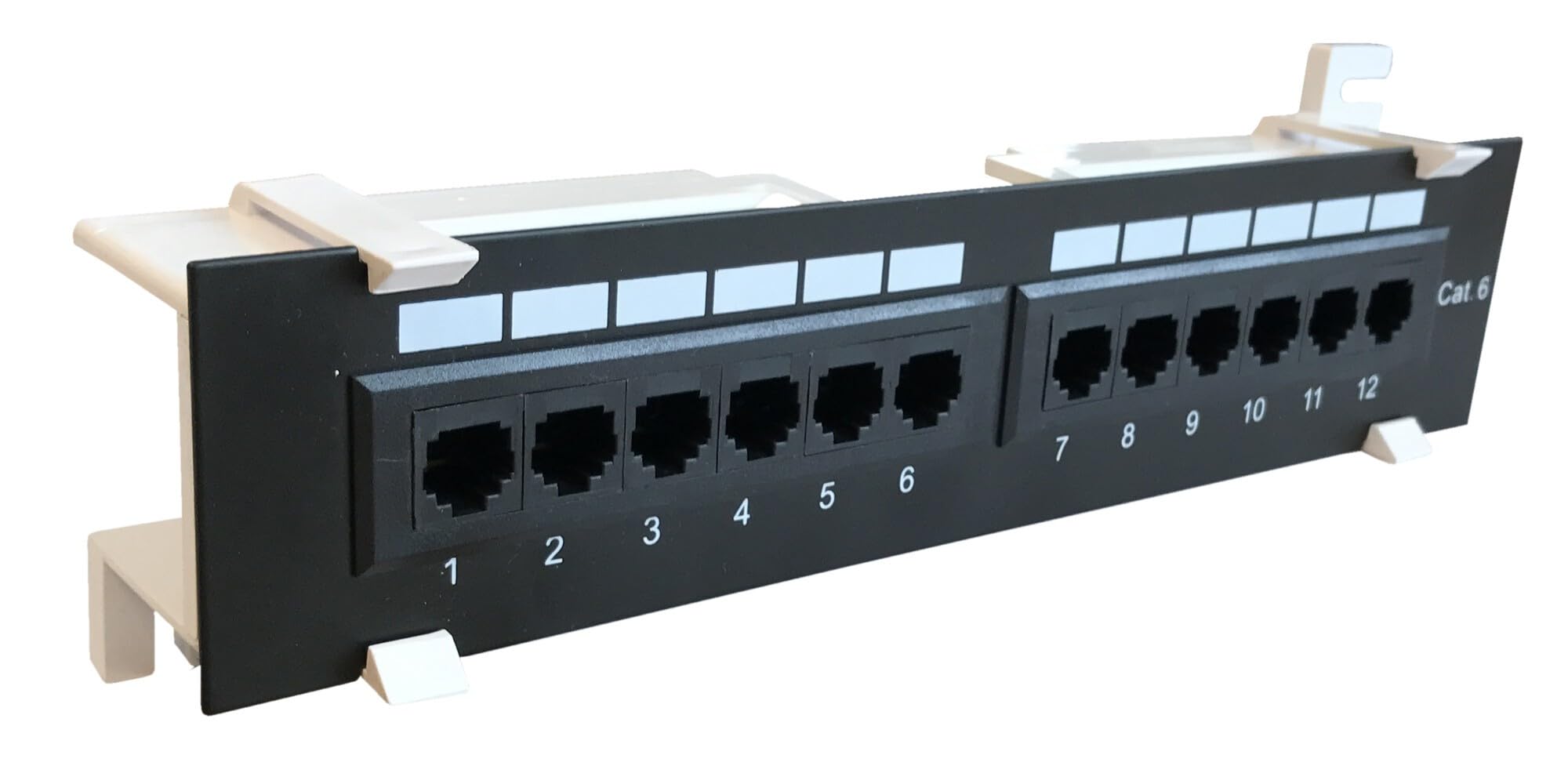 CAT 6 Wand Patchpanel - 12-fach UTP