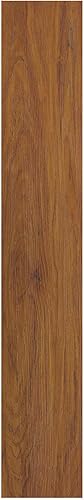 Achim Home Décor - Suelo de tablones de vinilo de 0.079 in, 10 tablones, 6 x 36 pulgadas, roble medio, no necesita adhesivo, suelo en relieve, tacto