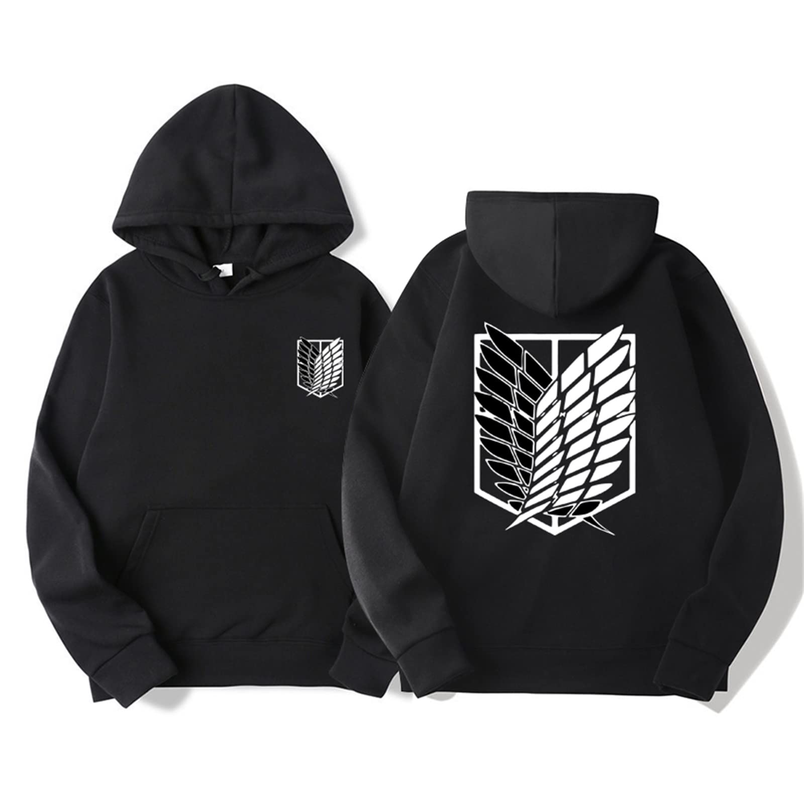 CARSO Attack on Titan Men's Hoodie Anime Hoodies Men Women Streetwear Pullover Harajuku Shingeki no Kyojin Hoodies Sweatshirt Clothes
