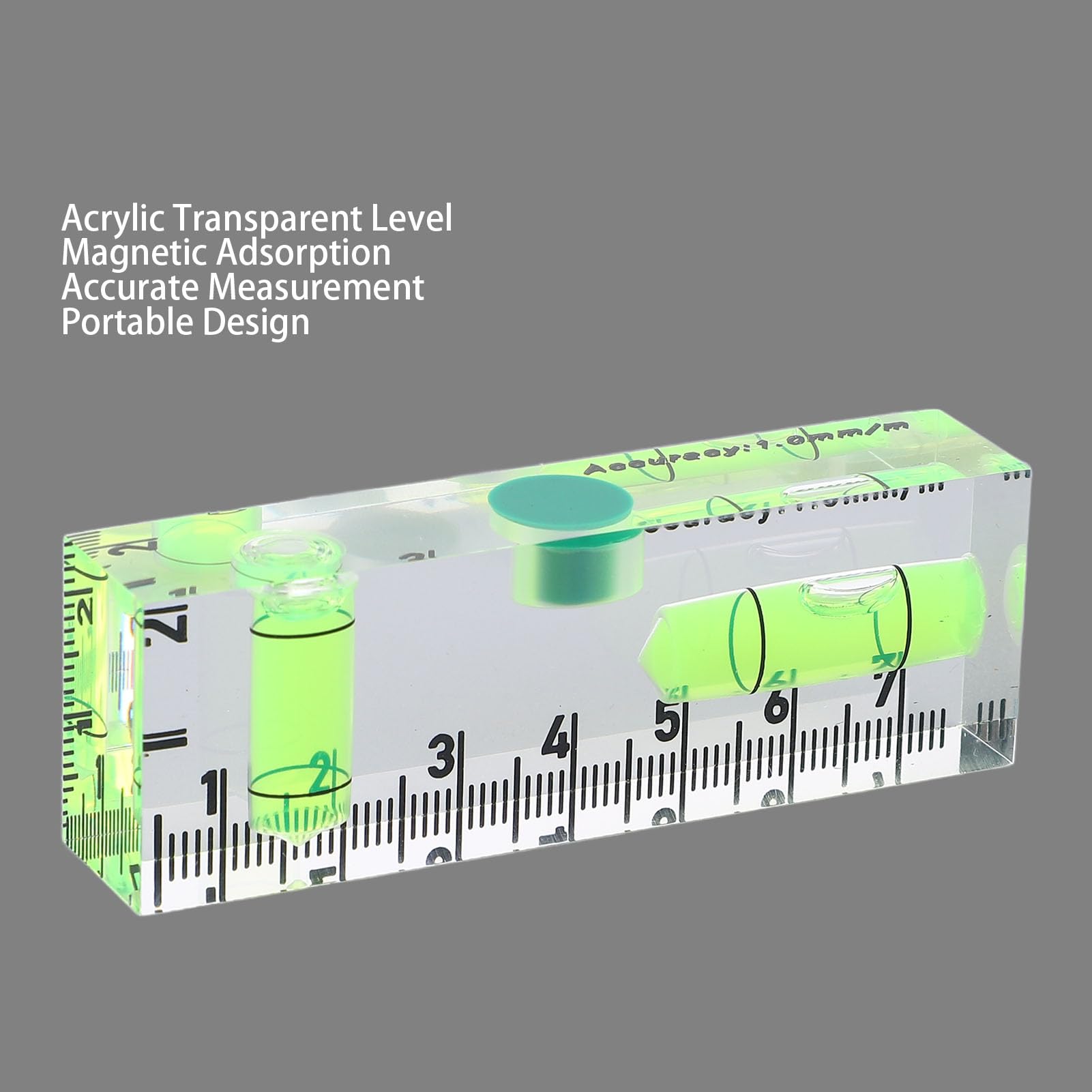 Small Bubble Level 1.14 × 0.39 × 0.39 in Miniature Square Spirit Level for Picture Frame Hanging from Level Measuring Instruments - price 0.19