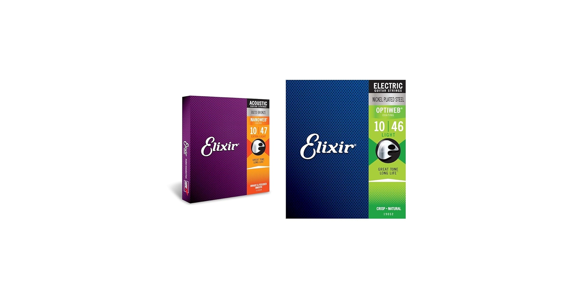 Amazon.com: Elixir Acoustic Extra Light NANOWEB Coated 80/20