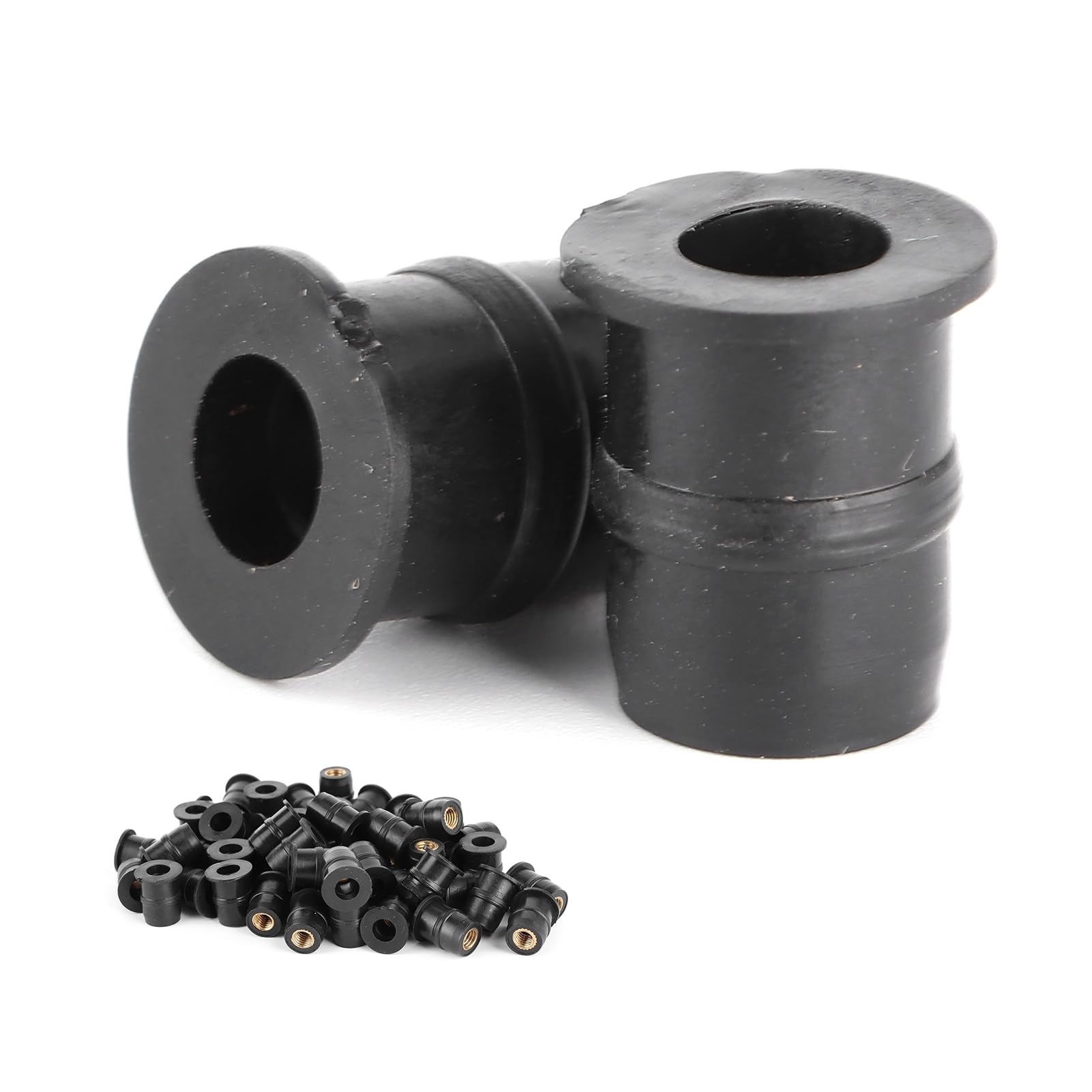 Las Tuercas de Goma M5, Tuercas de Fijación de Parabrisas, Tuercas de Goma Universales con Tuerca de Latón Cautiva, ATV de Motocicleta Métrica de 5 Mm, Crea Sellado Impermeable,