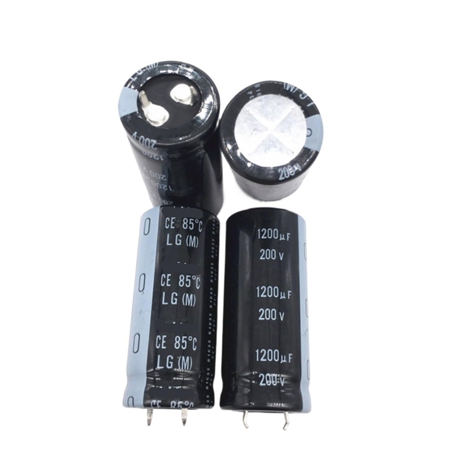 KSZHZYMGX 1PCS 200V1200UF Aluminum Electrolytic Capacitor 1200UF 200V 22X50mm