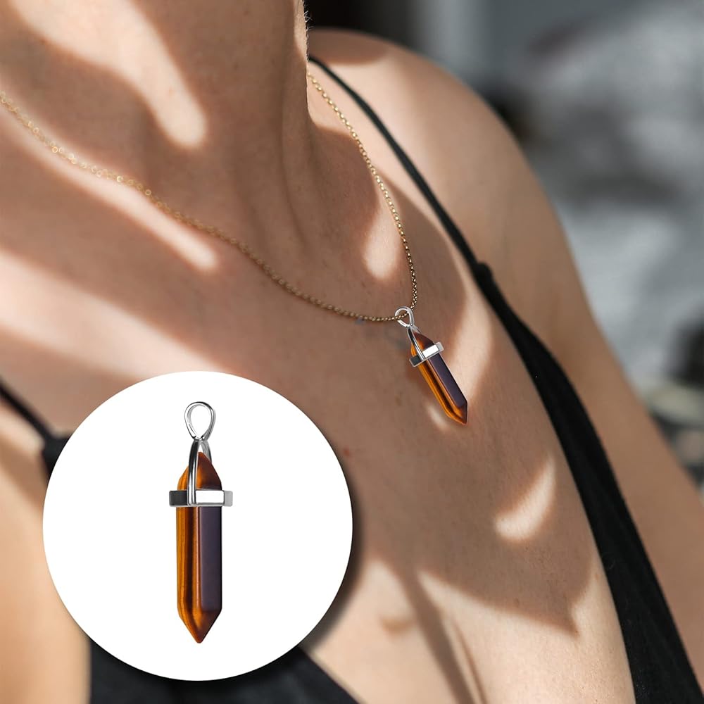 LIQUIDAZIONE Collana Di Cristallo Avvolta In Filo Di Selenite - Foto 9