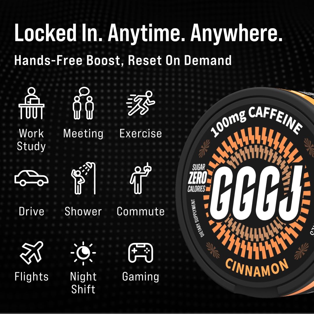 Amazon.com: GGGJ Plant-Based Nootropic Pouches | Energy Pouches