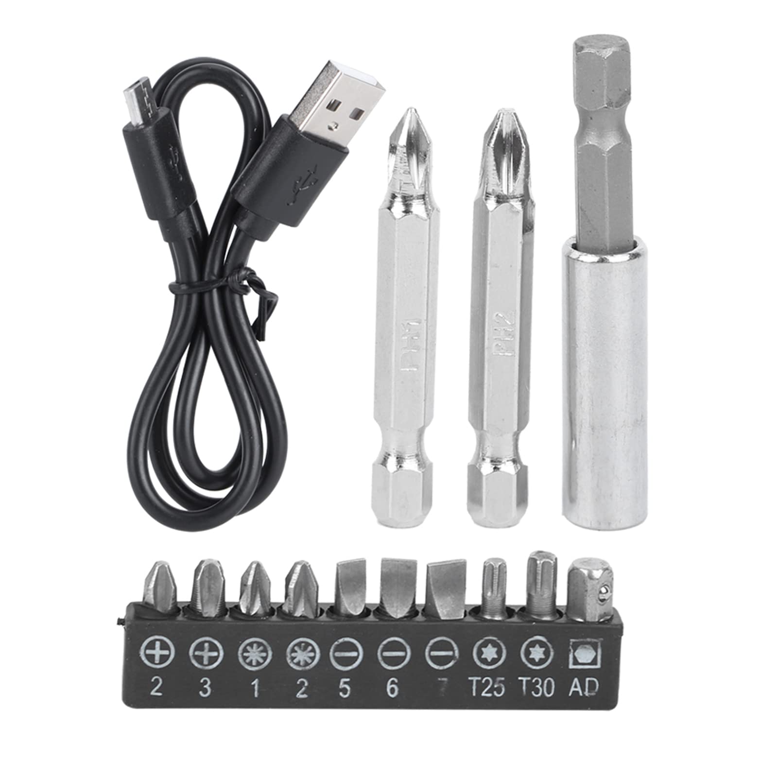 Kit trapano avvitatore elettrico a batteria 3,6 V con luce di lavoro a LED | Cacciavite ad angolo retto ricaricabile con impugnatura rotante per spazi ristretti e batteria di lunga durata