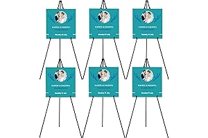 63" Easels for Posters, Pack of 6