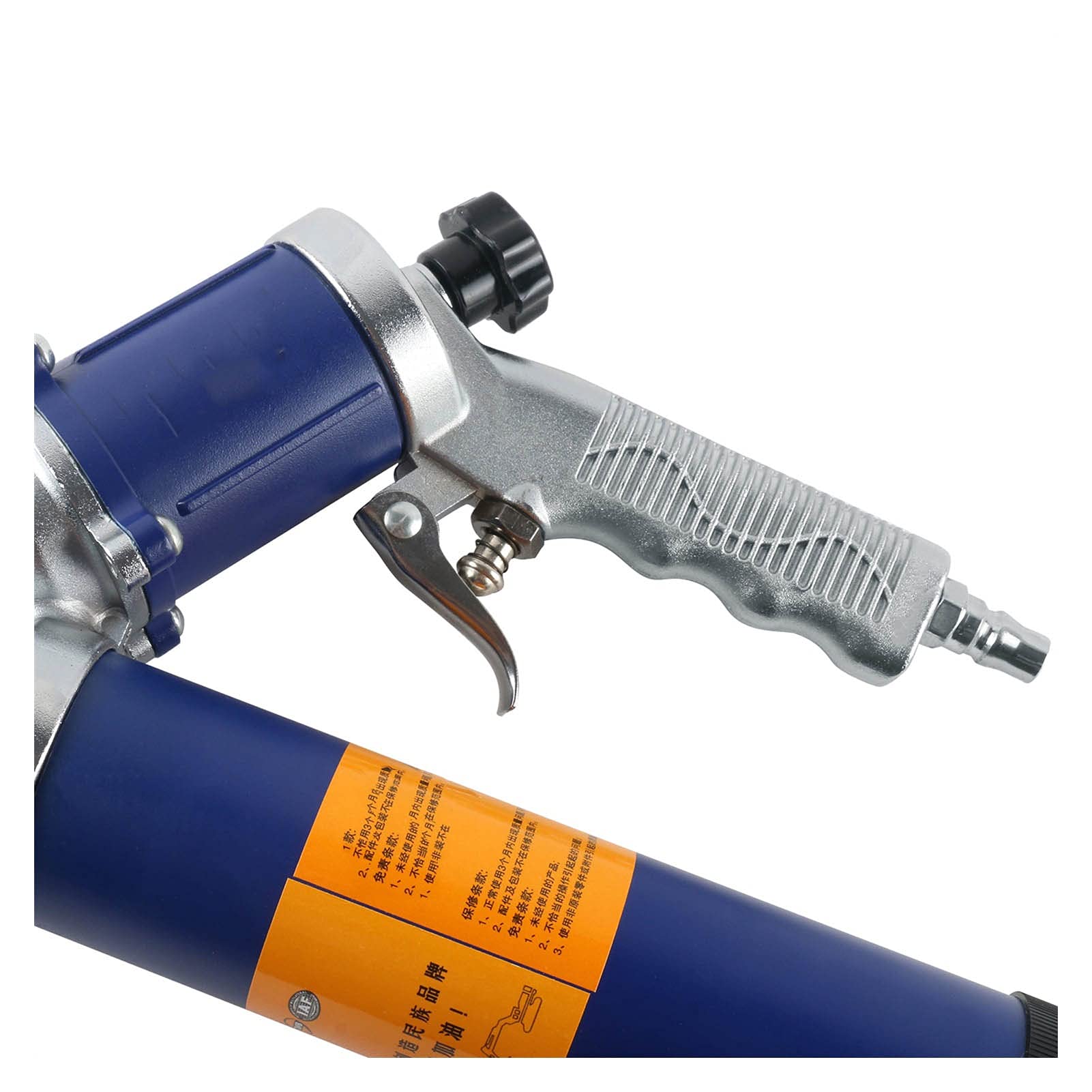 Pistola de engrase Herramientas de Mano de la Grasa neumática de 600cc de Aire, for la Grasa del compresor y la Manguera selladora Fácil Almacenamiento y Transporte.