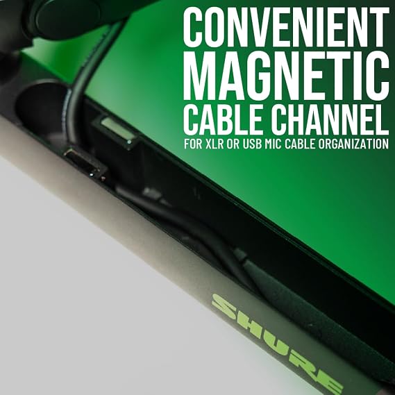 Shure by Gator Deluxe Low-Profile Desktop Mic Boom Arm (SH-BROADCAST2)