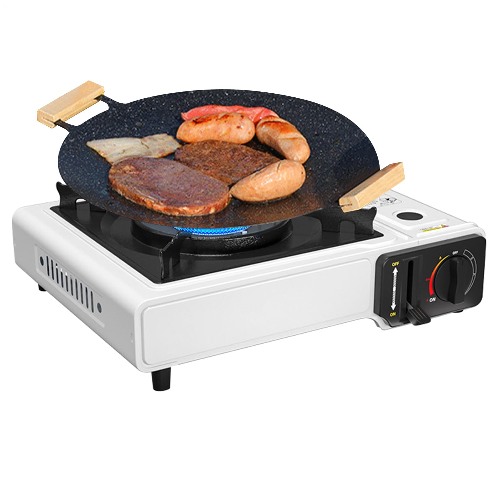 Réchaud de camping portable et grill pour vos repas en randonnée et bivouac