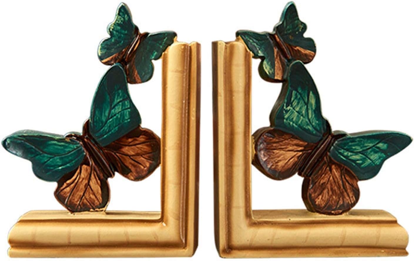 Creative Bookends Retro Butterfly Bookends Books Decorated with Ornaments