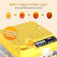 Vista 6 de Incubadora de huevos - Incubadora de huevos 2026 con giro automático de huevos y control de humedad, criador grande de aves de corral para pollos