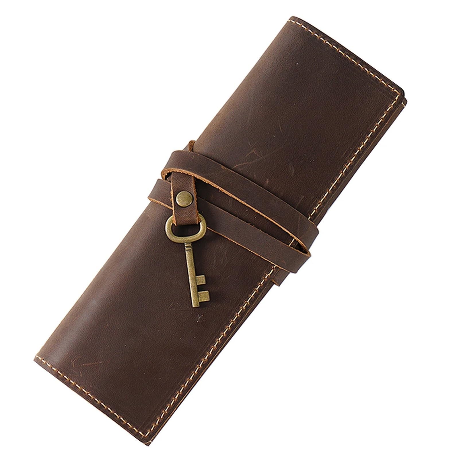 Crazy Horse Leder-Bleistiftrolle