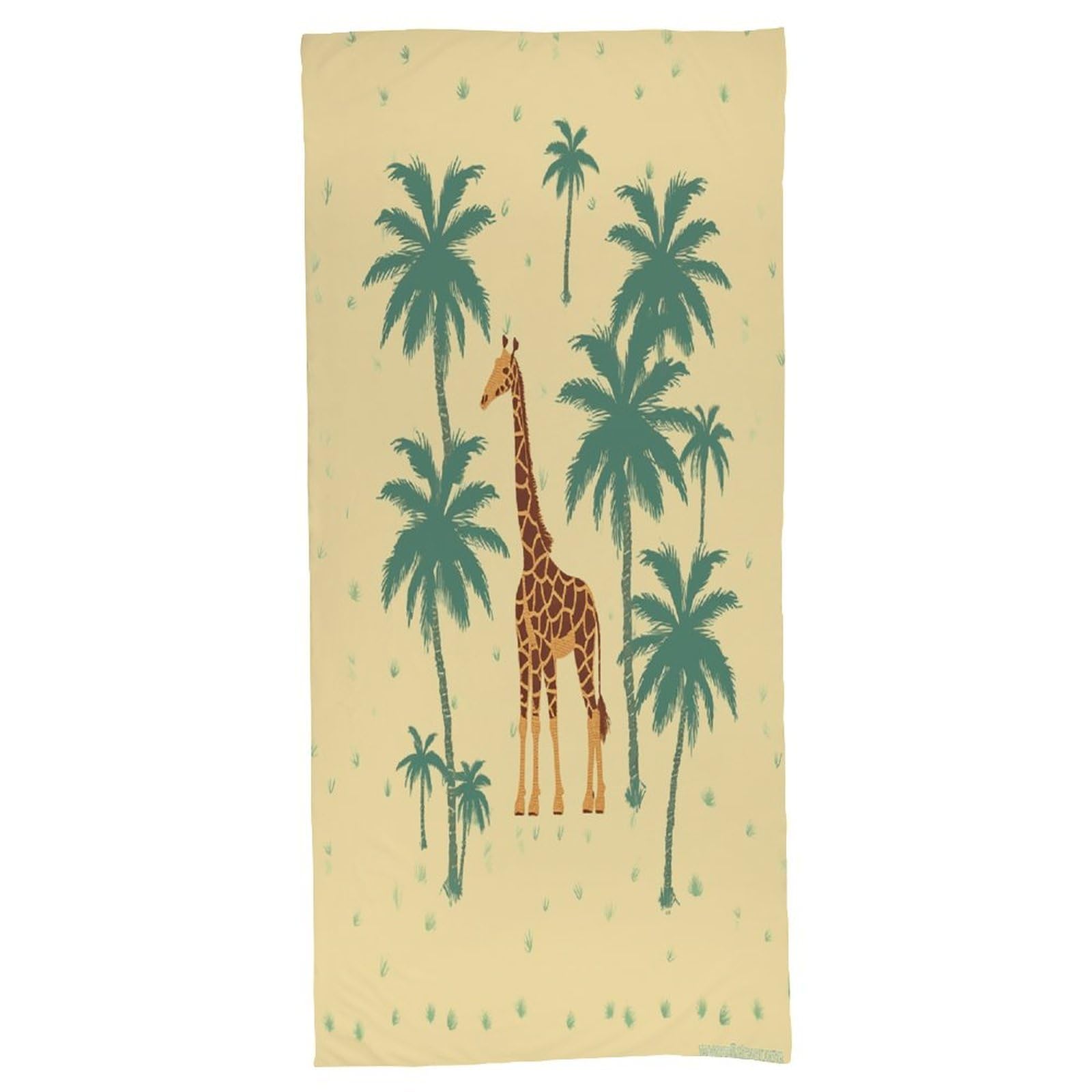Fekiloot Men's Style Giraffe Palm Tree Bath Towel Highly Absorbent,Beach Towels For Wo,Pool Towel Bathroom Essential For Beach,Gym,Travel, Camp
