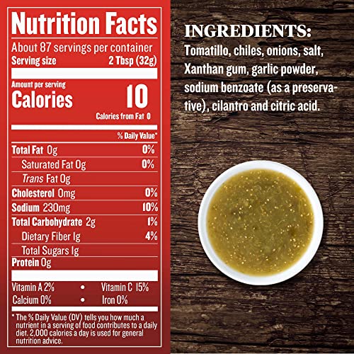 Embasa Salsa Verde, Medium, 7 Oz Can (12-Pack) #TOP3