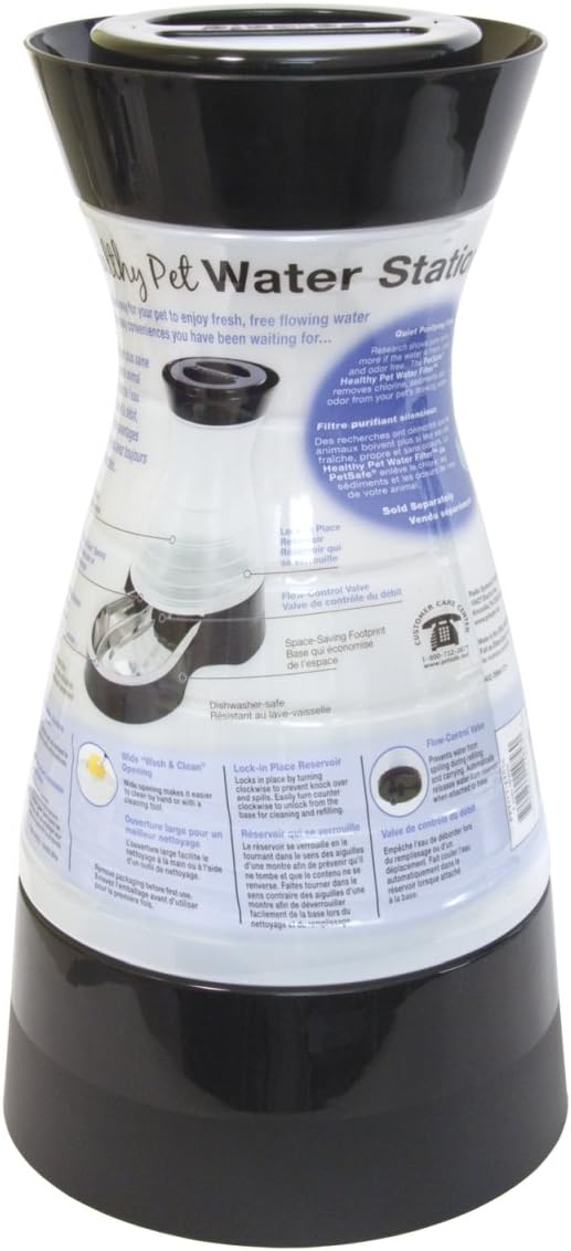 PetSafe Healthy Pet Water Station, Dog and Cat Water System with