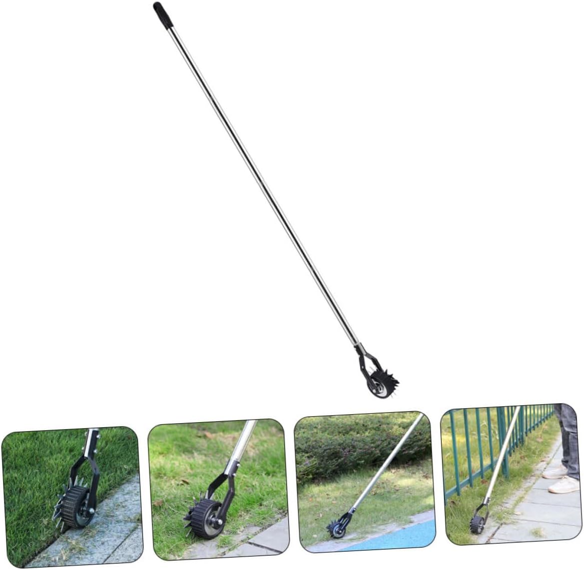 YARNOW Wheel Rotary Metal Edger Lawn Mower Accessories Landscaping Edging Garden Trimmer Fittings Manual Lawn Edger