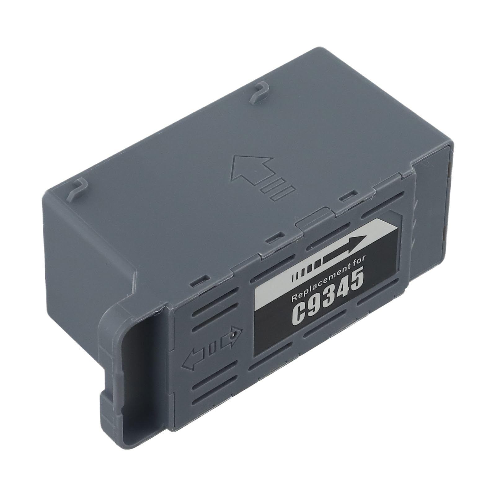 C9345 - Scatola di manutenzione per inchiostro di scarto per stampanti Et-5800/et-5850/et-5880/et-16600 Series Wf-7820/7830/7840 L15150/L15158/L15160/L15168, tampone in spugna grigio integrato, chip