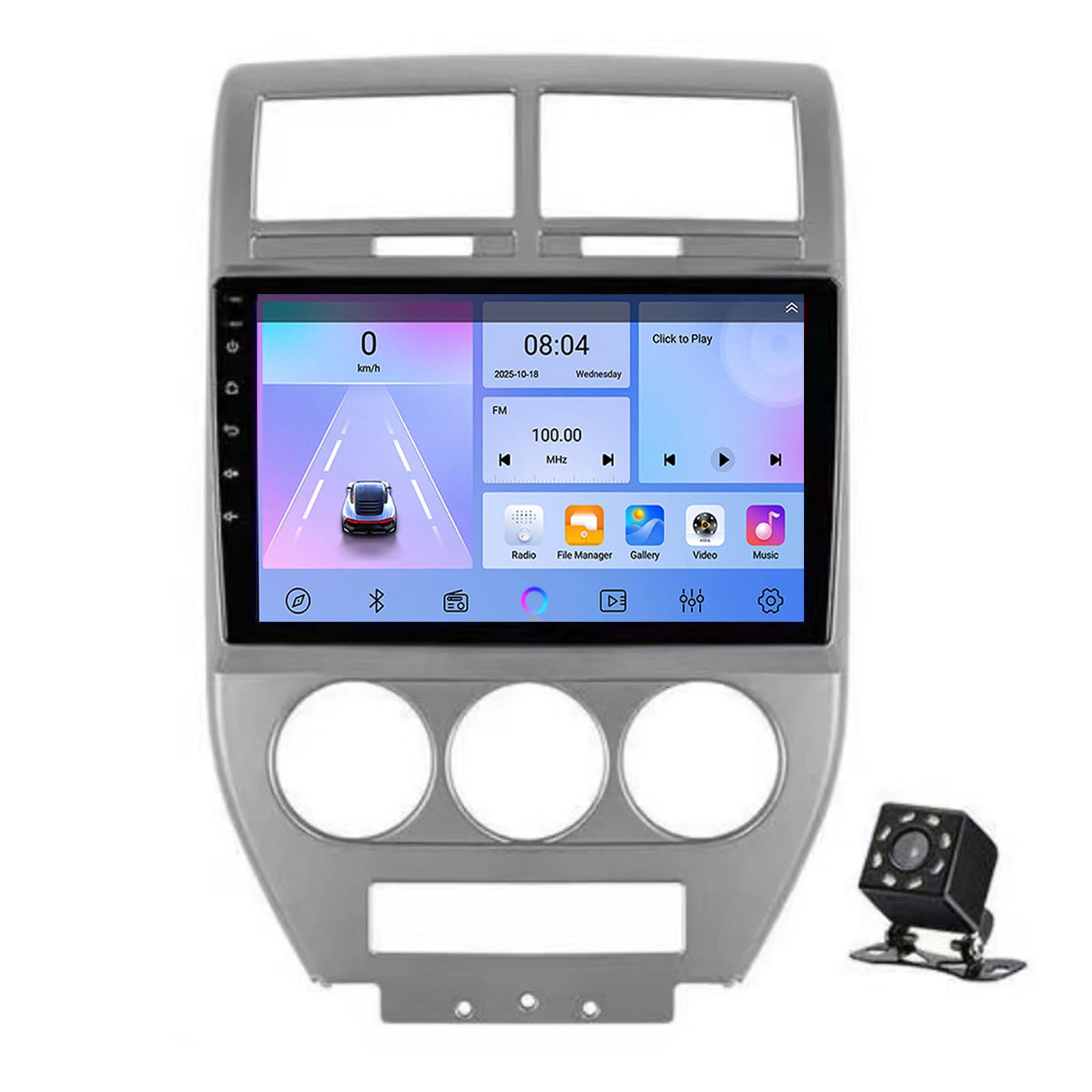 Dcoiek 10" IPS Touchscreen Car Radio For J-eep Compass 2006-2009 Android 15