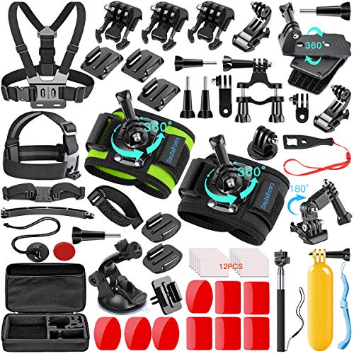 SmilePowo 51-in-1 Sport Camera Accessories Kit for GoPro Hero 8 Max 7 6