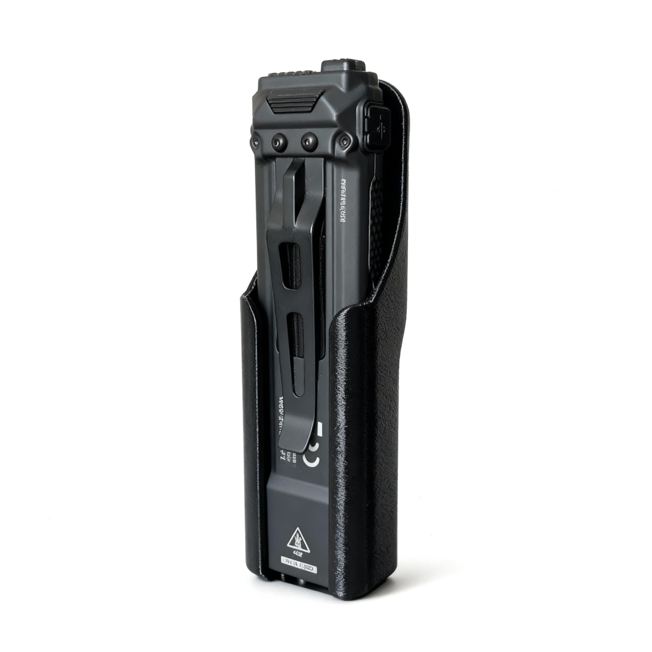 Clip & Carry EDC Belt Holster For NITECORE EDC29 Tactical Flashlight – Locking Adjustable Clip, Fits 1-2.25 Inch Belts (Flashlight Not Included)
