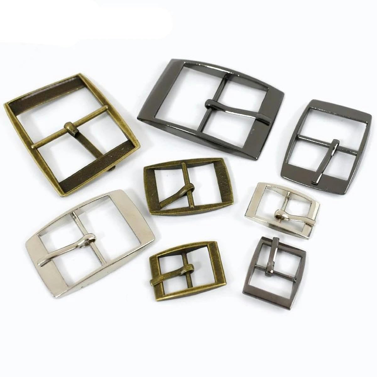 10/20/30 pezzi 15-30 mm fibbie per perni in metallo cintura fibbia regolabile fibbia borsa cinghia fettuccia collare cane gancio fai da te accessori hardware-30 mm-20 pezzi-GunBlack