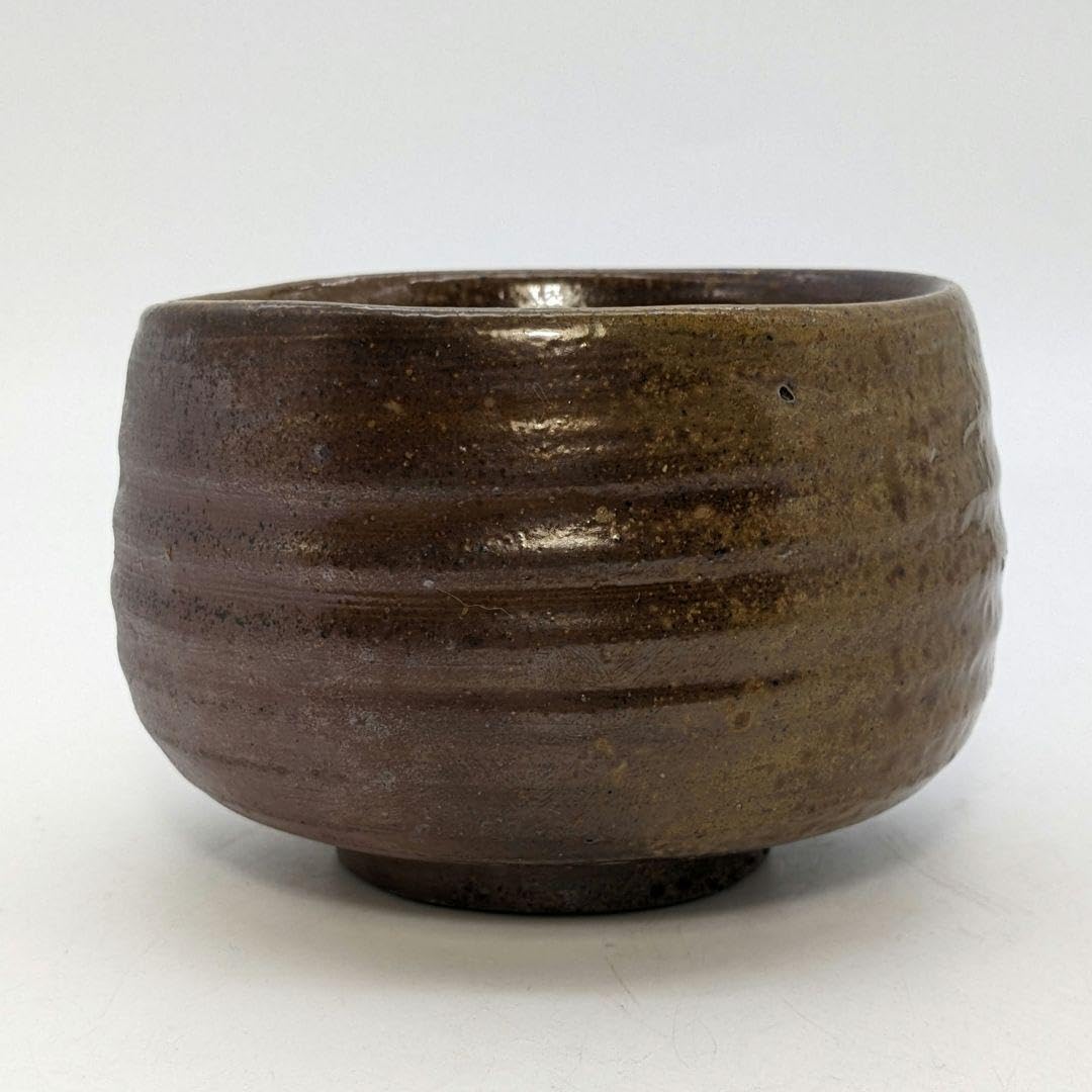 Amazon.co.jp: 備前市無形文化財 榊原清人 備前焼 茶盌 合箱 抹茶碗
