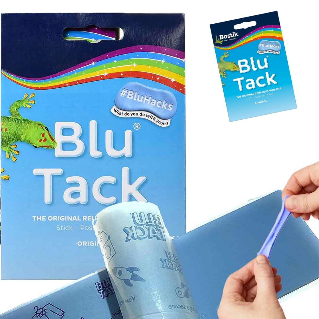 60g Blue Tack Blu Tack Sticky Bluetack Ufficio Originale Home - Citystores