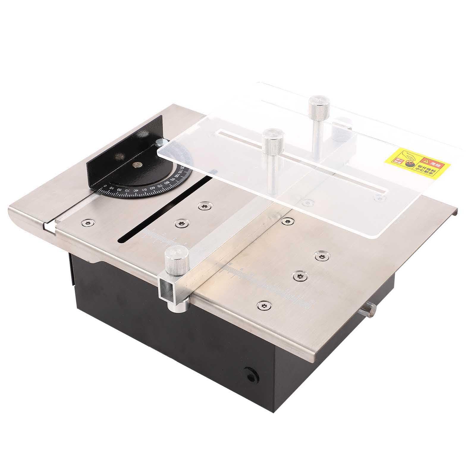 Mini piła stołowa do cięcia stołowego z 7 regulacją prędkości i maksymalną głębokością 40 mm - wielofunkcyjne elektronarzędzie do ręcznego cięcia drewna, metalu, plastiku i akrylu