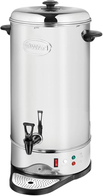 Swan SWU26L 26 Litre (104 cup) Commercial Stainless Steel Catering Urn / Water Boiler