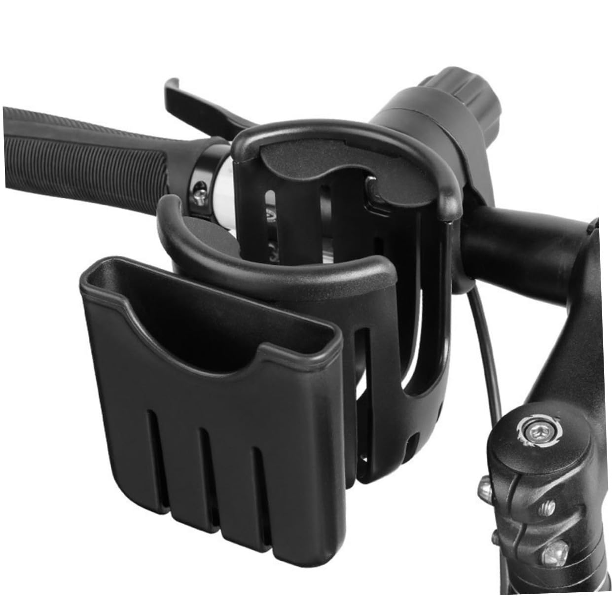 Toddmomy 2 Pièces Porte-bidon vélo déambulateur Porte-gobelet Support téléphone Scooter électrique Support de Bouteille réglable Support de bidon Facile à Installer Porte-Bouteille de vélo