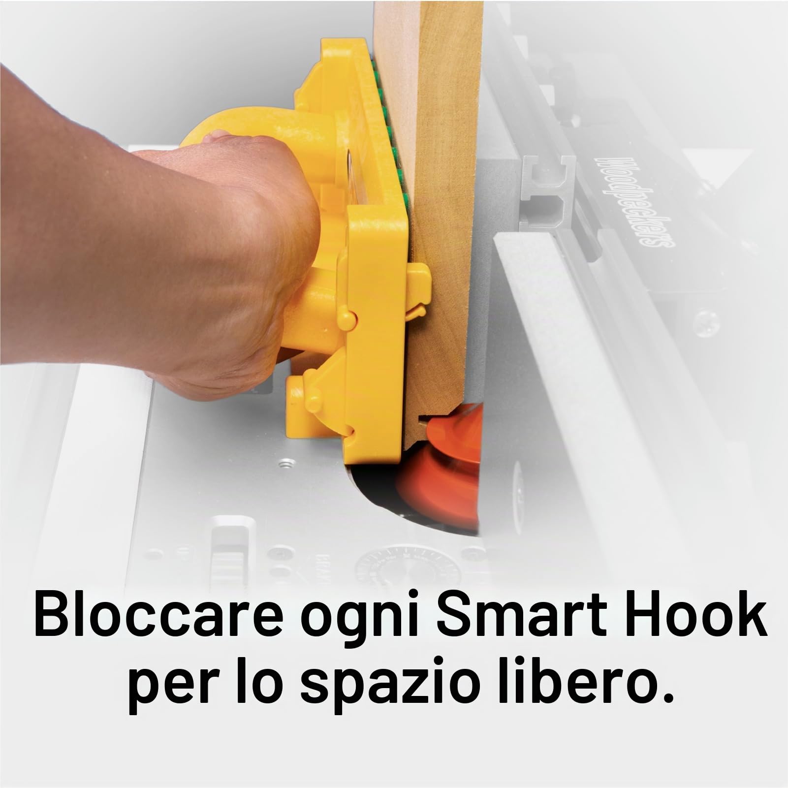 MICROJIG - Blocco di spinta intelligente GRR-RIP per tavolo da trottola, falegname e seghe a nastro
