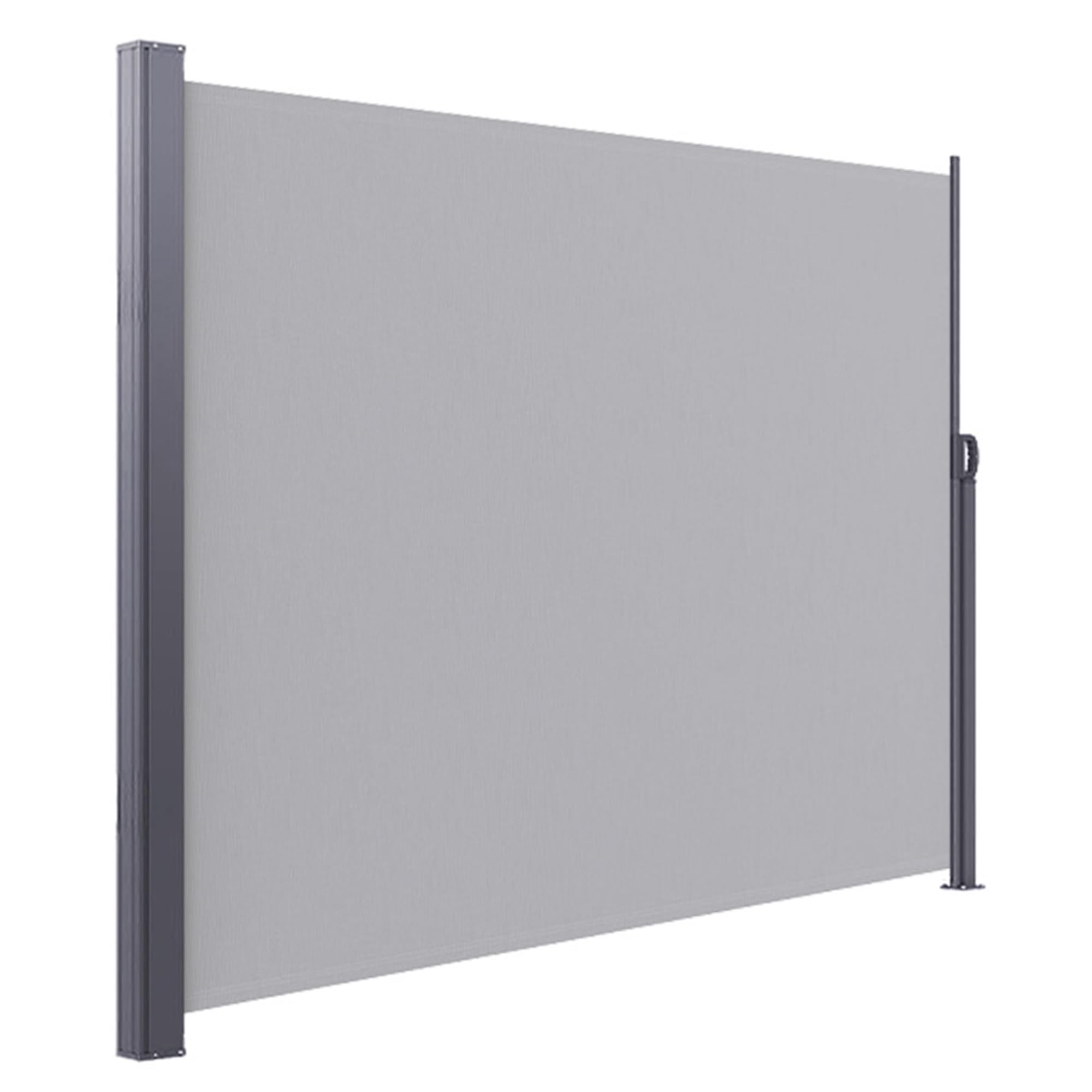 Auvent de terrasse rétractable avec accessoires de montage, brise-vue extérieur et pare-soleil pour balcon, terrasse, tonnelles et abris